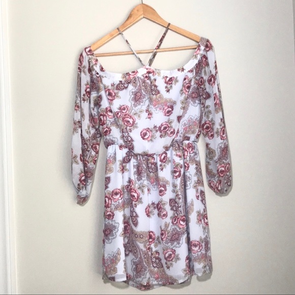 WAYF Floral Mini Dress - Picture 2 of 3